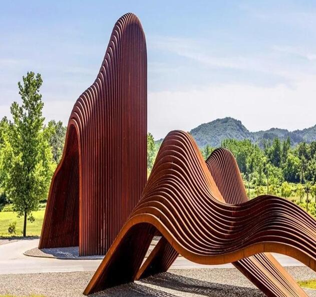 柳城锈钢板造型