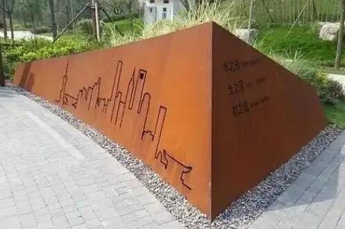 柳城耐候钢挡土墙